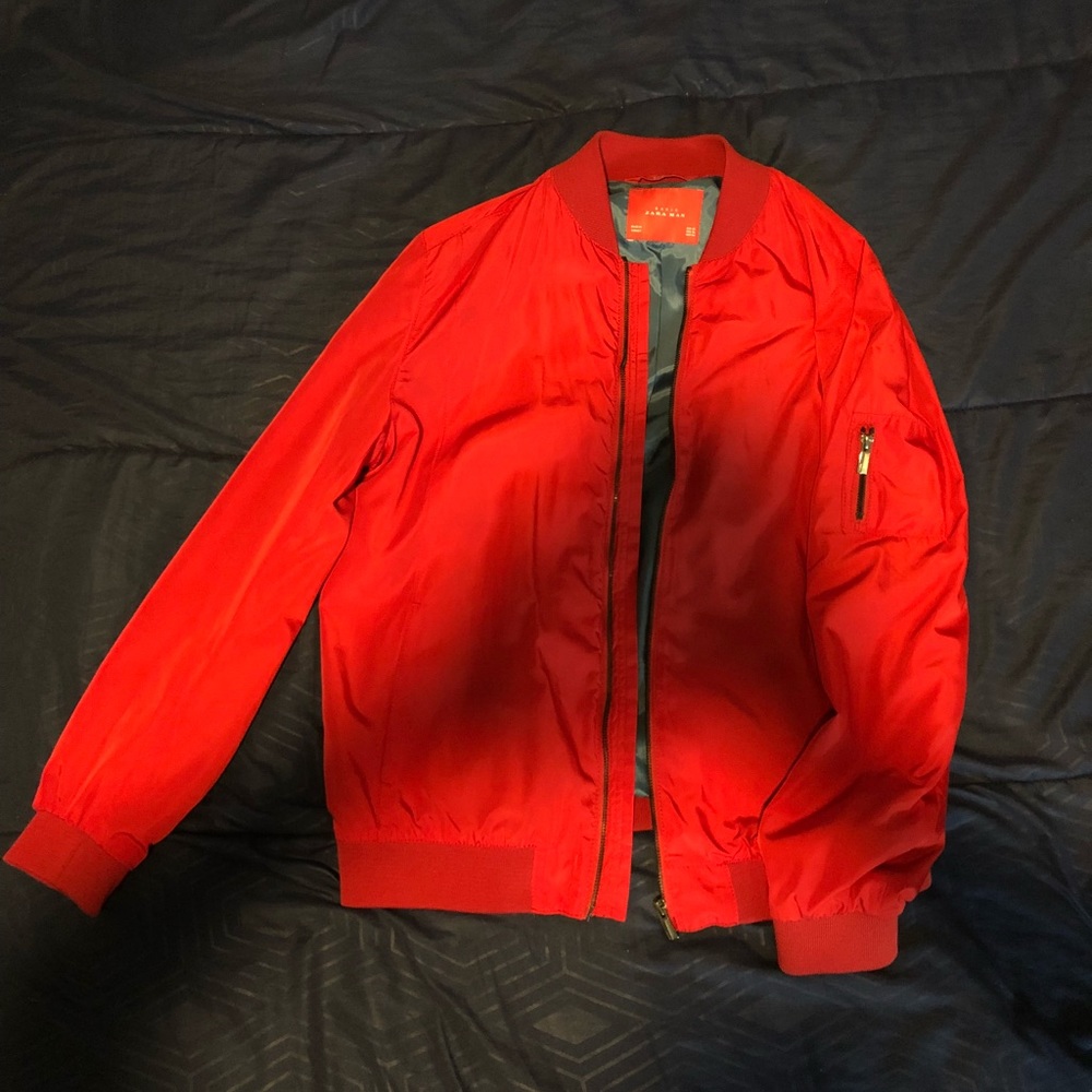 Zara bomber jacket in amazing quality warn twice